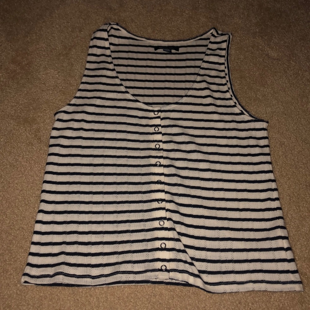 AMERICAN EAGLE Striped Tank Top
